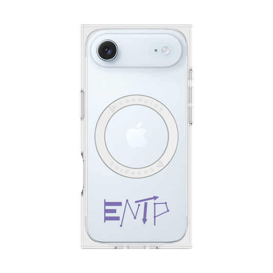プレミアムスクエアケース with MagSafe［ オリジナル - ENTP 討論者 - アルファベット ］