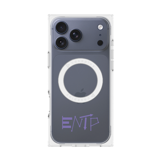プレミアムスクエアケース with MagSafe［ オリジナル - ENTP 討論者 - アルファベット ］