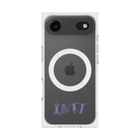 プレミアムスクエアケース with MagSafe［ オリジナル - INTJ 建築家 - アルファベット ］