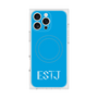 プレミアムスクエアケース with MagSafe［ オリジナル - ESTJ 幹部 - アルファベット - ブルー ］