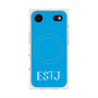 プレミアムスクエアケース with MagSafe［ オリジナル - ESTJ 幹部 - アルファベット - ブルー ］