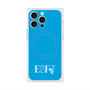 プレミアムスクエアケース with MagSafe［ オリジナル - ESFJ 領事 - アルファベット - ブルー ］