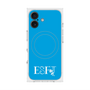 プレミアムスクエアケース with MagSafe［ オリジナル - ESFJ 領事 - アルファベット - ブルー ］