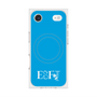 プレミアムスクエアケース with MagSafe［ オリジナル - ESFJ 領事 - アルファベット - ブルー ］