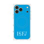 プレミアムスクエアケース with MagSafe［ オリジナル - ISFJ 擁護者 - アルファベット - ブルー ］