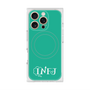 プレミアムスクエアケース with MagSafe［ オリジナル - INFJ 提唱者 - アルファベット - グリーン ］