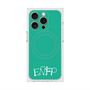プレミアムスクエアケース with MagSafe［ オリジナル - ENFP 運動家 - アルファベット - グリーン ］