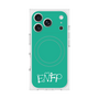 プレミアムスクエアケース with MagSafe［ オリジナル - ENFP 運動家 - アルファベット - グリーン ］