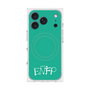 プレミアムスクエアケース with MagSafe［ オリジナル - ENFP 運動家 - アルファベット - グリーン ］