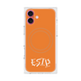 プレミアムスクエアケース with MagSafe［ オリジナル - ESTP 起業家 - アルファベット - オレンジ ］