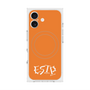 プレミアムスクエアケース with MagSafe［ オリジナル - ESTP 起業家 - アルファベット - オレンジ ］