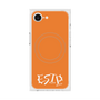 プレミアムスクエアケース with MagSafe［ オリジナル - ESTP 起業家 - アルファベット - オレンジ ］
