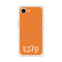 プレミアムスクエアケース with MagSafe［ オリジナル - ESTP 起業家 - アルファベット - オレンジ ］