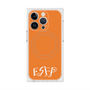 プレミアムスクエアケース with MagSafe［ オリジナル - ESFP エンターテイナー - アルファベット - オレンジ ］
