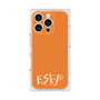 プレミアムスクエアケース with MagSafe［ オリジナル - ESFP エンターテイナー - アルファベット - オレンジ ］
