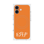 プレミアムスクエアケース with MagSafe［ オリジナル - ESFP エンターテイナー - アルファベット - オレンジ ］