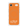 プレミアムスクエアケース with MagSafe［ オリジナル - ESFP エンターテイナー - アルファベット - オレンジ ］