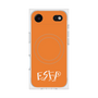 プレミアムスクエアケース with MagSafe［ オリジナル - ESFP エンターテイナー - アルファベット - オレンジ ］