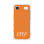 プレミアムスクエアケース with MagSafe［ オリジナル - ESFP エンターテイナー - アルファベット - オレンジ ］