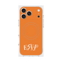 プレミアムスクエアケース with MagSafe［ オリジナル - ESFP エンターテイナー - アルファベット - オレンジ ］