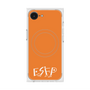 プレミアムスクエアケース with MagSafe［ オリジナル - ESFP エンターテイナー - アルファベット - オレンジ ］