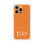 プレミアムスクエアケース with MagSafe［ オリジナル - ISTP 巨匠 - アルファベット - オレンジ ］