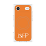 プレミアムスクエアケース with MagSafe［ オリジナル - ISFP 冒険家 - アルファベット - オレンジ ］