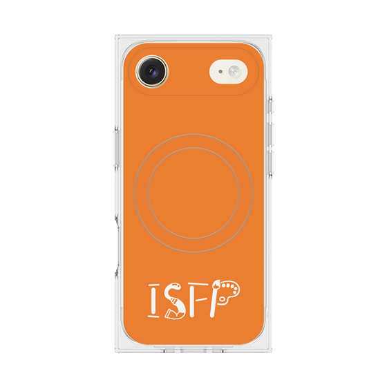 プレミアムスクエアケース with MagSafe［ オリジナル - ISFP 冒険家 - アルファベット - オレンジ ］