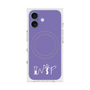 プレミアムスクエアケース with MagSafe［ オリジナル - INTP 論理学者 - アルファベット - パープル ］