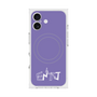 プレミアムスクエアケース with MagSafe［ オリジナル - ENTJ 指揮官 - アルファベット - パープル ］