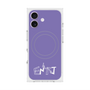 プレミアムスクエアケース with MagSafe［ オリジナル - ENTJ 指揮官 - アルファベット - パープル ］