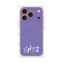 プレミアムスクエアケース with MagSafe［ オリジナル - ENTJ 指揮官 - アルファベット - パープル ］