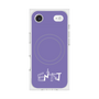 プレミアムスクエアケース with MagSafe［ オリジナル - ENTJ 指揮官 - アルファベット - パープル ］