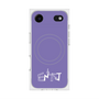 プレミアムスクエアケース with MagSafe［ オリジナル - ENTJ 指揮官 - アルファベット - パープル ］