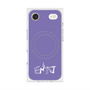 プレミアムスクエアケース with MagSafe［ オリジナル - ENTJ 指揮官 - アルファベット - パープル ］