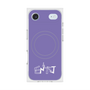 プレミアムスクエアケース with MagSafe［ オリジナル - ENTJ 指揮官 - アルファベット - パープル ］