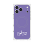 プレミアムスクエアケース with MagSafe［ オリジナル - ENTJ 指揮官 - アルファベット - パープル ］