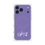 プレミアムスクエアケース with MagSafe［ オリジナル - ENTJ 指揮官 - アルファベット - パープル ］