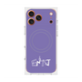 プレミアムスクエアケース with MagSafe［ オリジナル - ENTJ 指揮官 - アルファベット - パープル ］