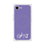 プレミアムスクエアケース with MagSafe［ オリジナル - ENTJ 指揮官 - アルファベット - パープル ］