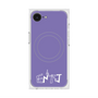 プレミアムスクエアケース with MagSafe［ オリジナル - ENTJ 指揮官 - アルファベット - パープル ］