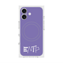プレミアムスクエアケース with MagSafe［ オリジナル - ENTP 討論者 - アルファベット - パープル ］