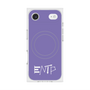 プレミアムスクエアケース with MagSafe［ オリジナル - ENTP 討論者 - アルファベット - パープル ］
