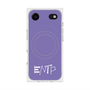 プレミアムスクエアケース with MagSafe［ オリジナル - ENTP 討論者 - アルファベット - パープル ］