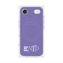 プレミアムスクエアケース with MagSafe［ オリジナル - ENTP 討論者 - アルファベット - パープル ］