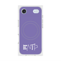 プレミアムスクエアケース with MagSafe［ オリジナル - ENTP 討論者 - アルファベット - パープル ］