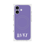 プレミアムスクエアケース with MagSafe［ オリジナル - INTJ 建築家 - アルファベット - パープル ］