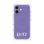 プレミアムスクエアケース with MagSafe［ オリジナル - INTJ 建築家 - アルファベット - パープル ］