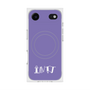 プレミアムスクエアケース with MagSafe［ オリジナル - INTJ 建築家 - アルファベット - パープル ］