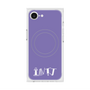 プレミアムスクエアケース with MagSafe［ オリジナル - INTJ 建築家 - アルファベット - パープル ］